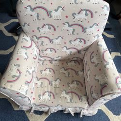 Small  kids unicorn chair 
