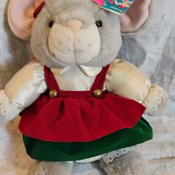 Vintage Christmas Mouse