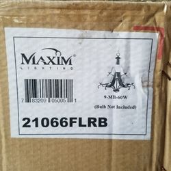Maxim Lighting, Black New In Box 