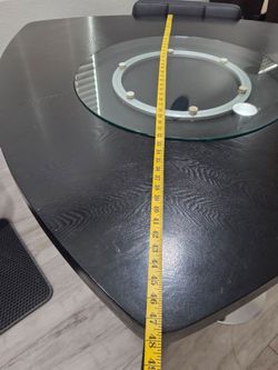 Tall dining table triangular