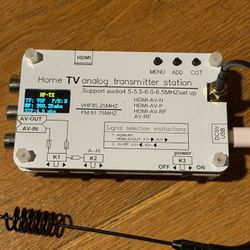 Home analog RF transmitter for TV hobbyists