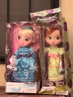 Disney Animators’ Collection Elsa & Tiana Dolls New in Box  P