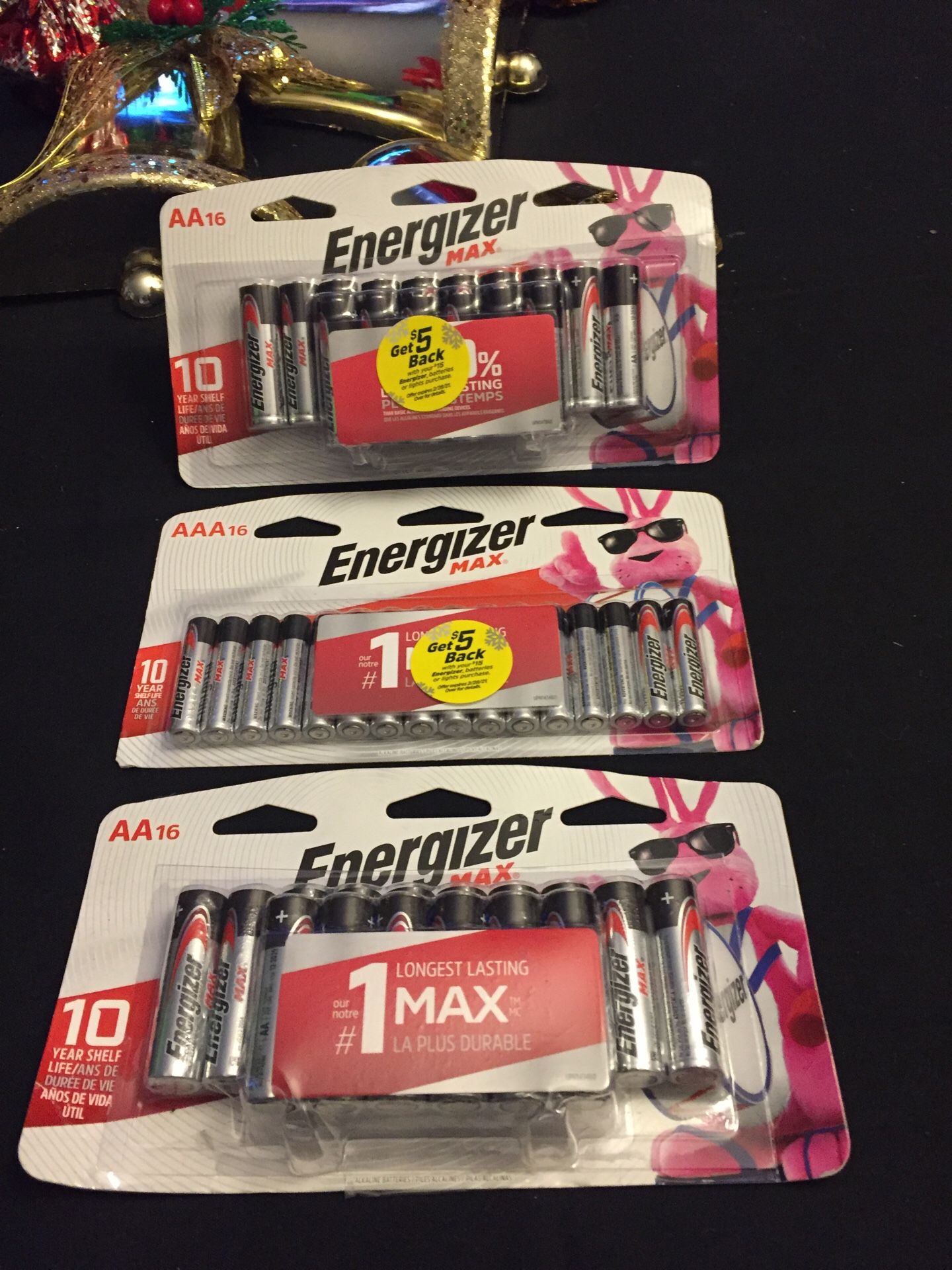 Asking $25 for all three get your holiday batteries here