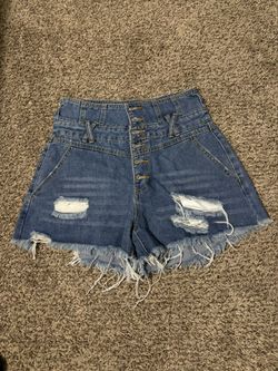 High Waisted Jean shorts