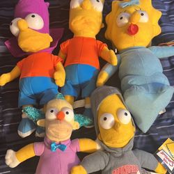 Simpsons Plush Lot