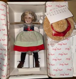 Danbury Mint Shirley Temple “Heidi” Porcelain Doll – Complete with Box & Paperwork