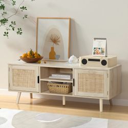 Boyt Rattan TV Stand for TV's up to 55