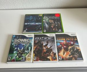 Xbox/wii games