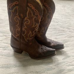 Old West Leather Boots (Women’s 5)