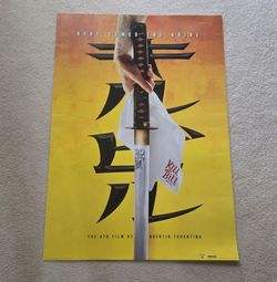 Kill Bill Original Movie Poster 2003 UK Pyramid Leicester 34x24" Miramax