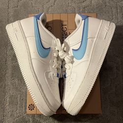 Nike Air Force 1 double Swoosh in Blue