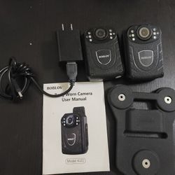 Two Brand New Body Cams In Its Box With Magnet 