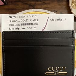 Brand NEW GUCCI CARD HOLDER 