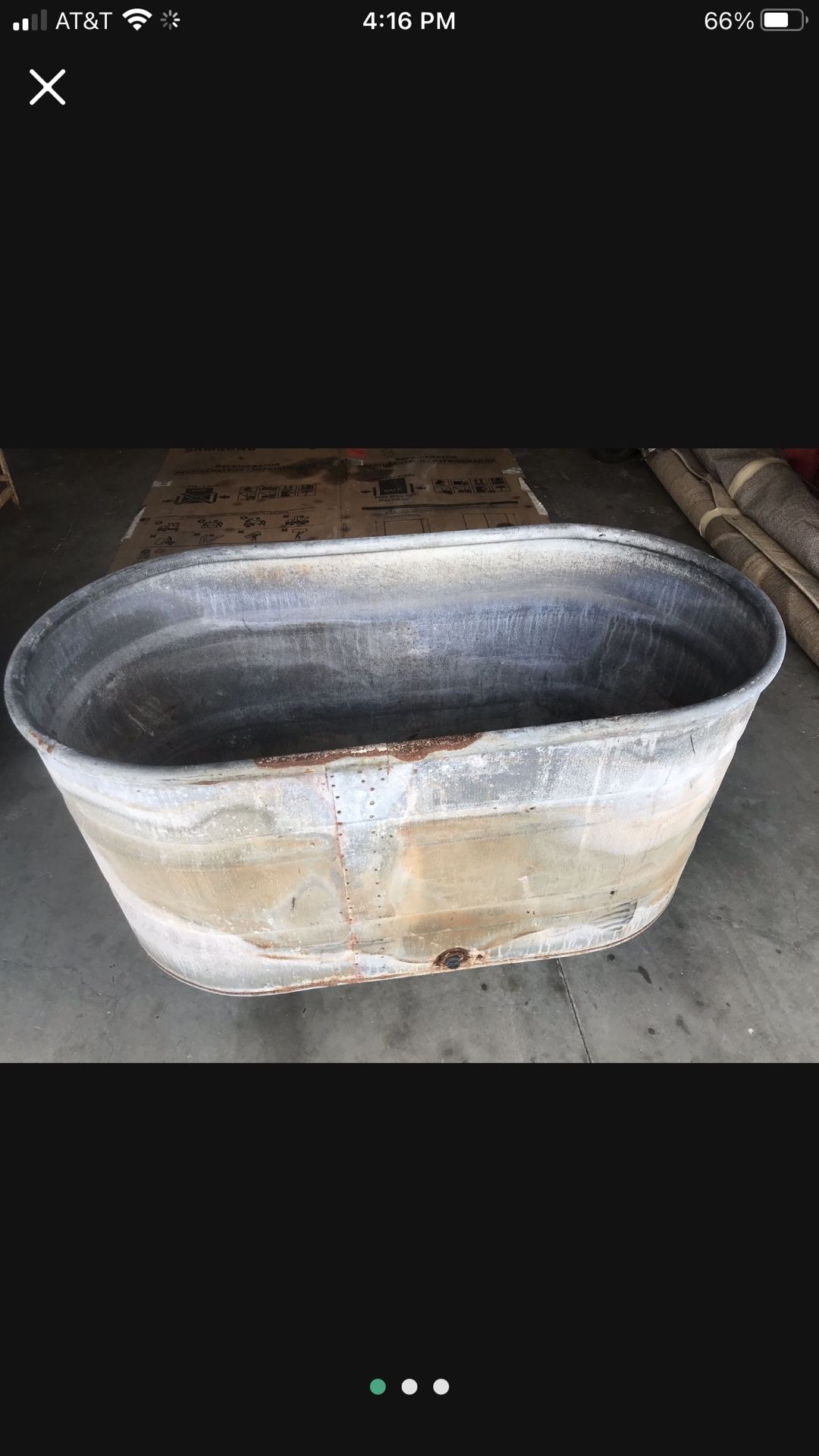 Galvanized Stock Tank