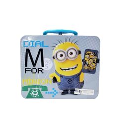 DESPICABLE ME "Dial M for Minion" 48 Pc Puzzle w/Collectable Lunchbox Style Tin 