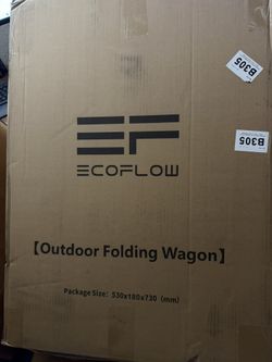 EcoFlow Outdoor Folding Wagon Brand New Sealed