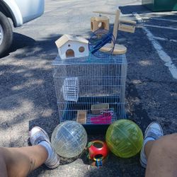 Hamster Co.mplete Home And Toys 