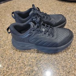 Hoka Black Leather Women's Size 9