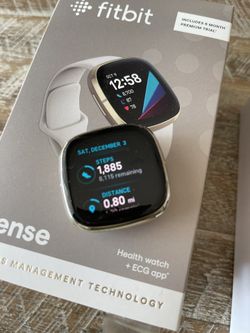 Fitbit Sense Health Watch +ECG App