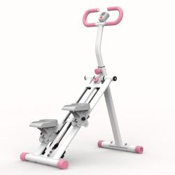Stair Stepper with Resistance Home-Upgrade Vertical Climber Workout Machine for Full-Body Exercise Climber Fitness Equipment with Stable Frame Adjusta