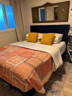 Queen Bed Frame + Nectar 12” Memory Foam Mattress - $450 OBO