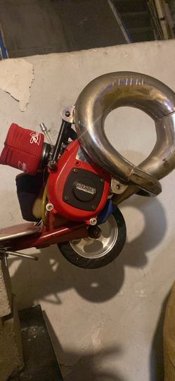 Red goped sport lightly upgraded go-ped