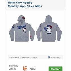 Dodgers Hello Kitty Hoodie 2026 MD