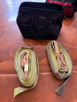 Heavy-Duty Ratchet Tie-Down Straps – Set of 2