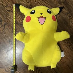 2007 Official Licensed Pokemon Pikachu Plush Stuffed Toy Plush Large RN# 90347