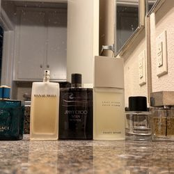 Various name brand cologne