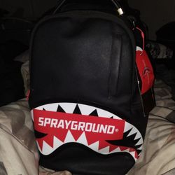black limited edition Sprayground backpack 