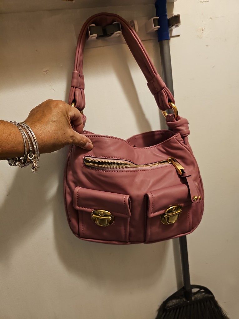 9×12 fushia Marc Jacob bag Glove leather Bag Pet Smke Free