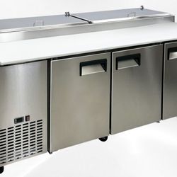 NSF Pizza Prep Table Refrigerator 92 ins PICL3
