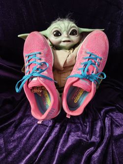 Flex Appeal Sneakers 2.0 New Gem in Hot Pink & Blue - size 11
