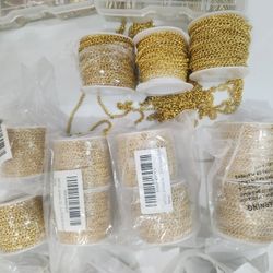 Gold Chain Rolls And Diamond