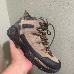 red head brand co. leather work hiking waterproof camo boots 10.5