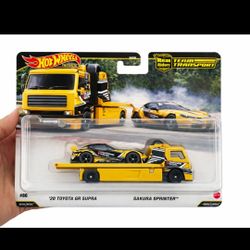 Hot Wheels Team Transport #86 – Toyota GR Supra & Sakura Sprinter