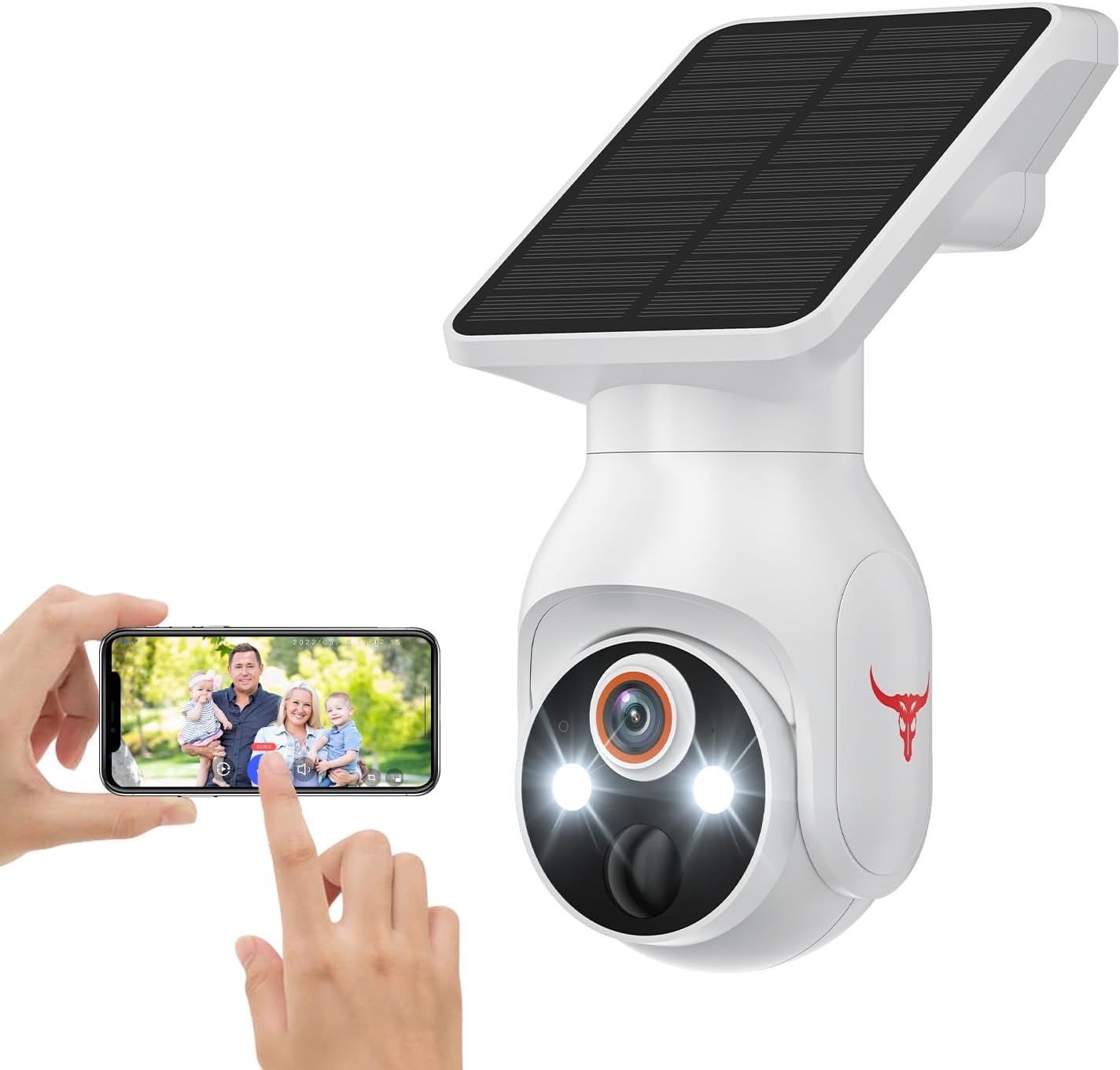 1080p Security Camera with Solar Panel