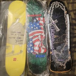 Very Rare Vintage NOS Marc Johnson SIGNED Chocolate Skateboard Flasher