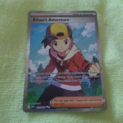 Pokémon Ethan's Adventure 221/182 Full Art Ultra Rare Holo Destined Rivals NM