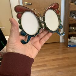 Enamel  Butterfly Frame 