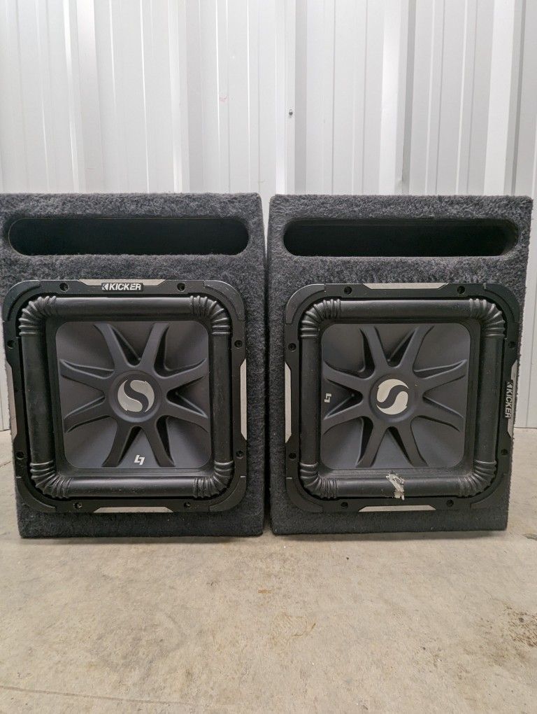 2 Kicker 12" Subwoofers