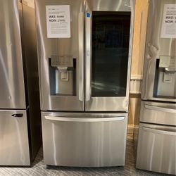 28 cu. ft. Smart wi-fi Enabled InstaView™ Door-in-Door® Refrigerator, Retail $3,350