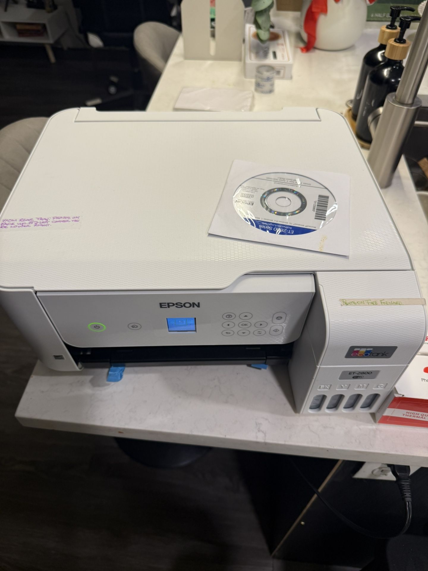 Epson EcoTank ET-2800 All-in-One Wireless Color Printer + Accessories