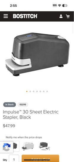 Bostitch Impulse 30 Sheet Electric Stapler