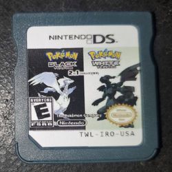 Pokemon Black White 1 Combo Nintendo DS Game Cartridge 