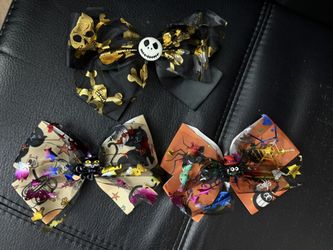 3 Halloween Bows