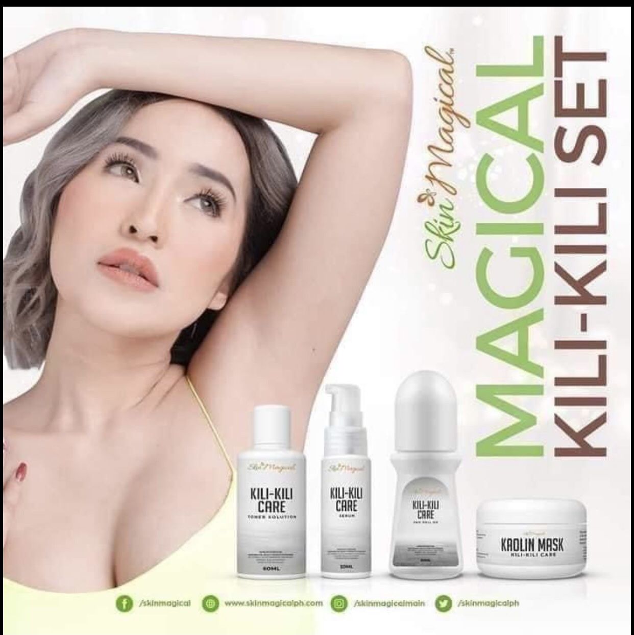 KILI-KILI (UNDERARM) WHITENING CARE SETS - $35.00