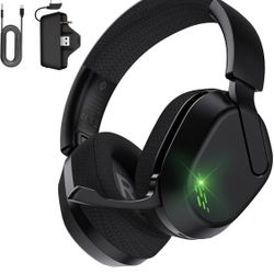 Wireless Gaming Headset for Xbox Series X/S, Xbox One, PS5, PC, Mac, Bluetooth 6.0 Gaming Headphones with Flip-to-Mute Noise-Canceling Mic, Foldable, 