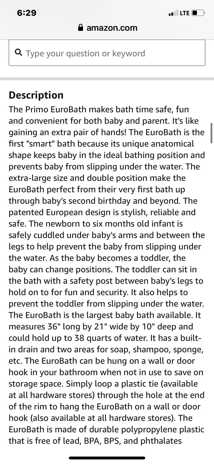 Primo Euro Bath